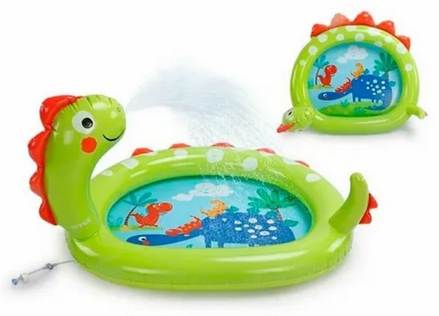 Детский надувной бассейн "Динозавр", Intex, 58437